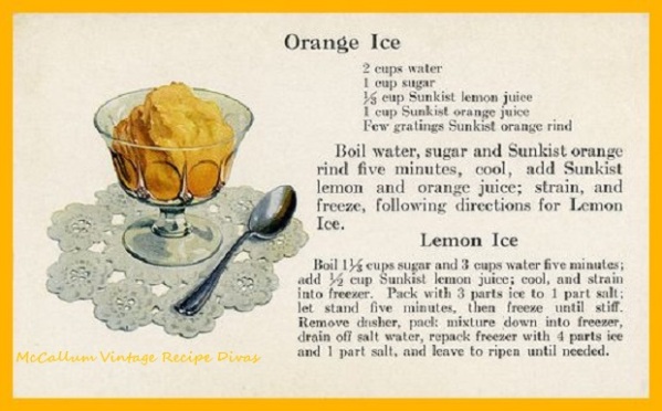 Orange Ice Sunkist Recipe