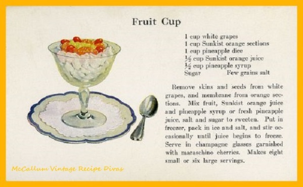 Sunkist Fruit Cup Recipe 