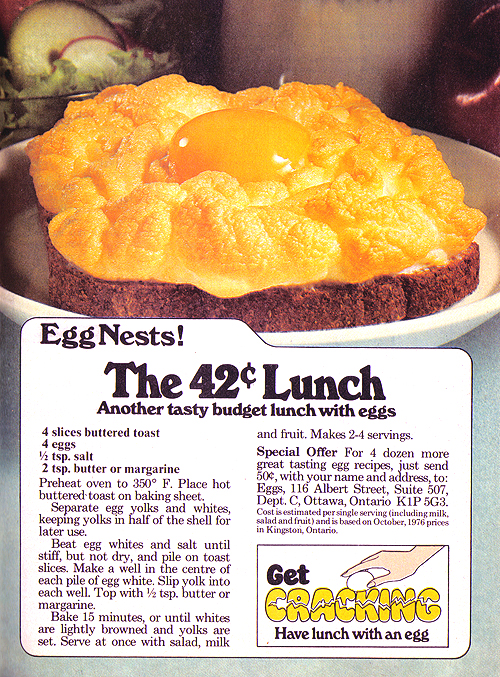 1977 Egg Nests the 42 cent Lunch
